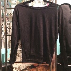 Long Sleeved Black Top