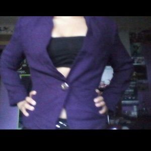 Purple blazer