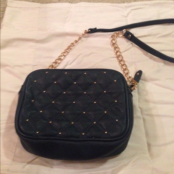 Blue and Gold Cross-body bag