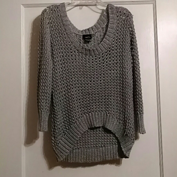 Cute chunky gray sweater