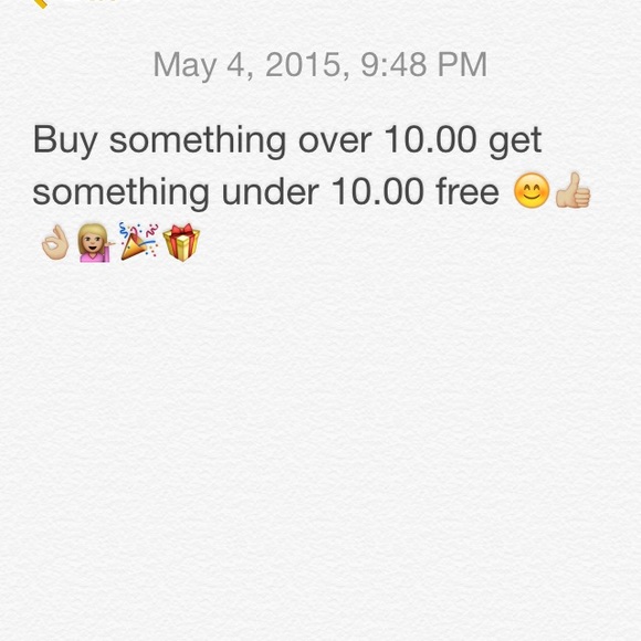 Buy one get one