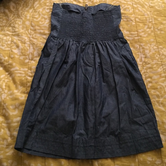 Denim Strapless Halter top - Picture 2 of 2