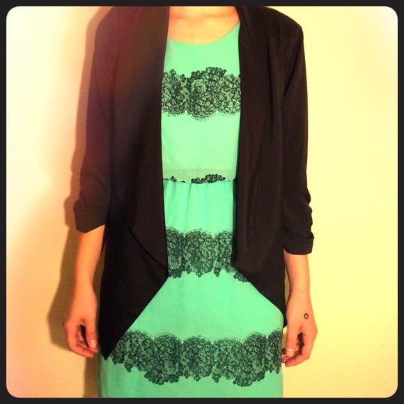 Black Silk Cardigan