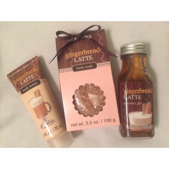 Gingerbread Latte spa set!