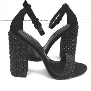 Studded Zara high heeled sandals