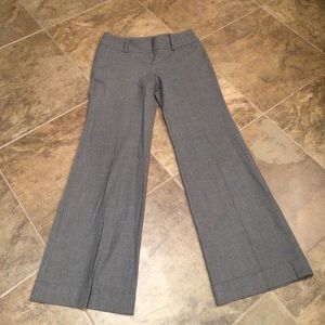 Gray cuffed slacks. Lindsay fit.