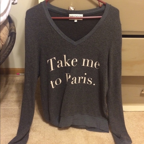 Wildfox Gray Sweatshirt