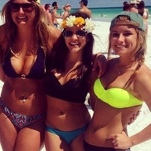 Highlighter yellow bikini top