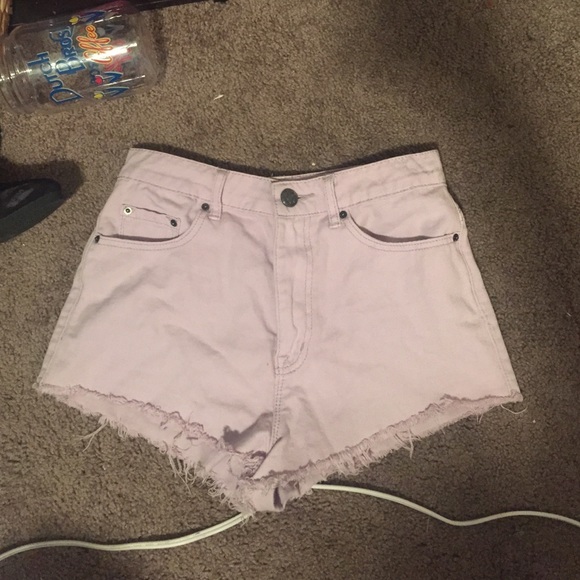 Urban outfitters high rise light purple shorts