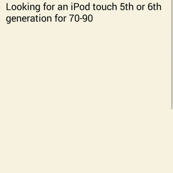 In search of iPod touch 5th or 6th generation