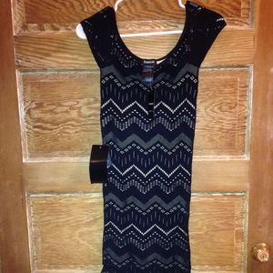 NWT! Bebe black/nude bodycon dress size Sm