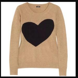 Jcrew heart me sweater size medium worn once SOLD