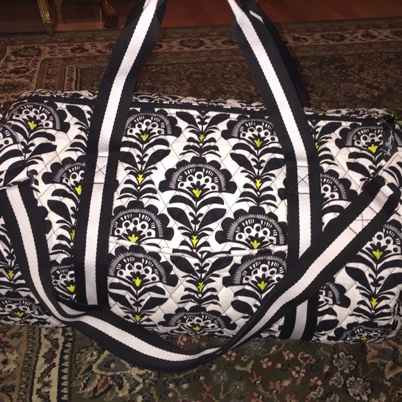 Vera Bradley Round Duffel Fanfare