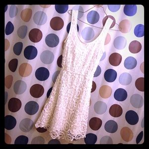 Lacy white/cream dress!