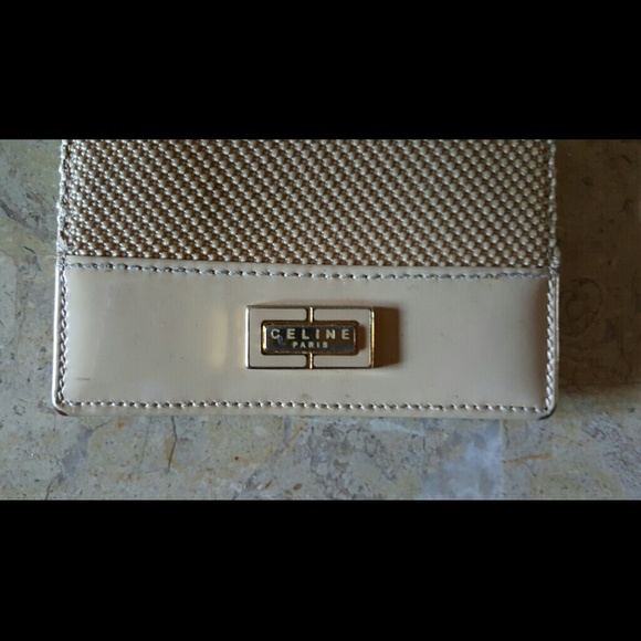 Authentic Celine beige wallet