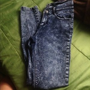 Blue hight waisted pants