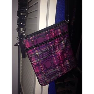 Coach Plaid Crossbody Bag