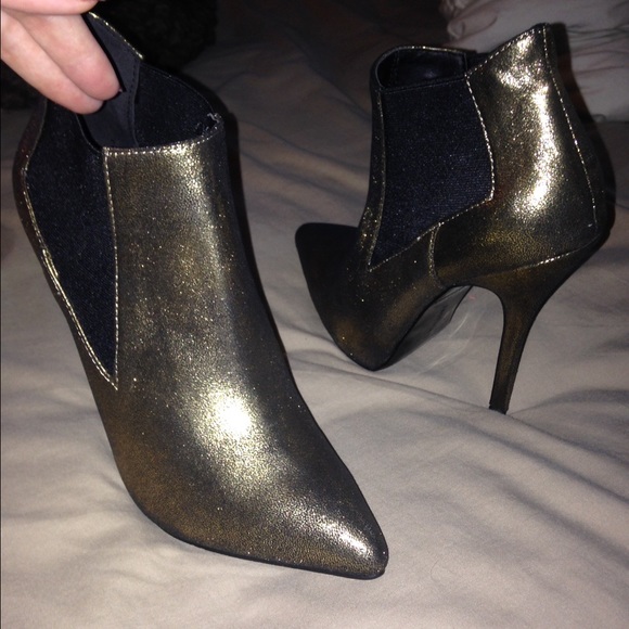 Faux Leather Booties