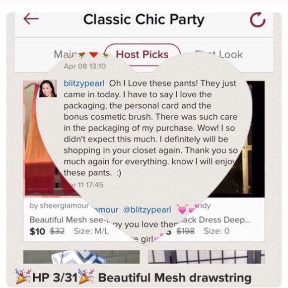 Chic Chic Posh Closet Stats 💖 A Note is a Rose 🌹 - Picture 2 of 4