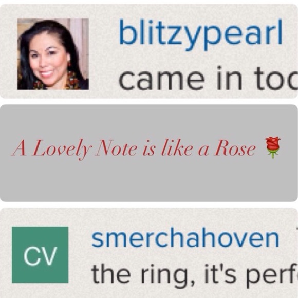 Chic Chic Posh Closet Stats 💖 A Note is a Rose 🌹 - Picture 3 of 4
