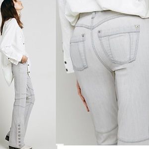 Free People Skyler Seamed Skinny "Sequoia" Size 25