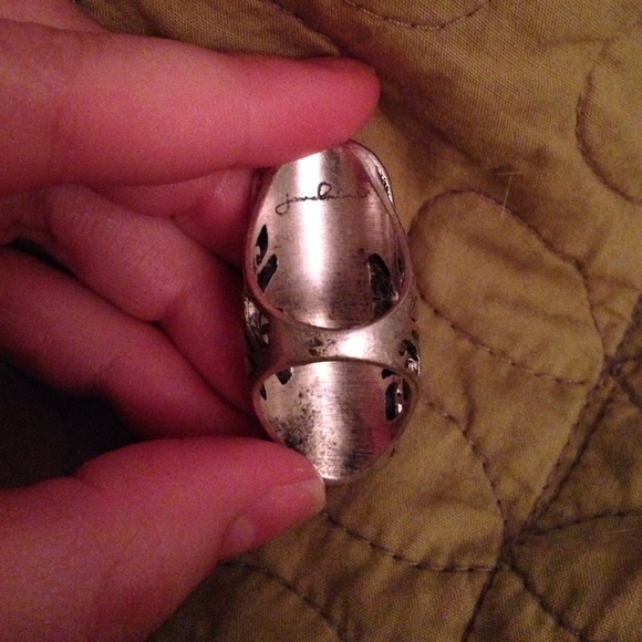 Jewelmint Tiger Cabochon three stone ring - Picture 3 of 3