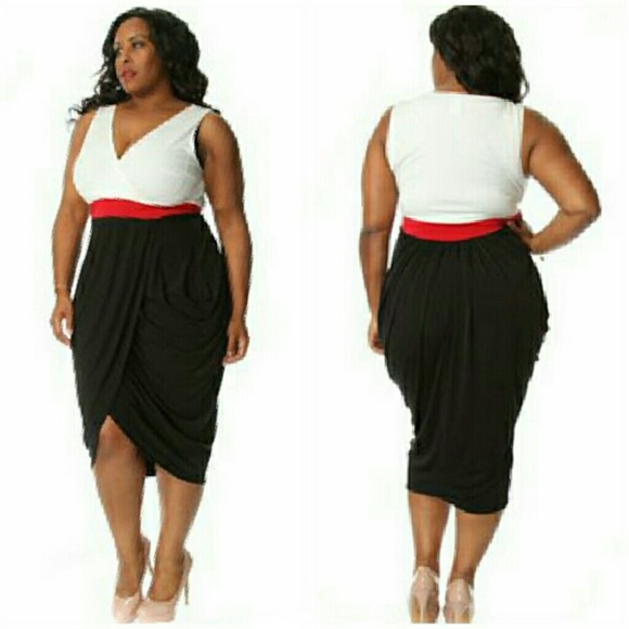 ⬇HPx2 Plus Size Midi Dress - Picture 3 of 5