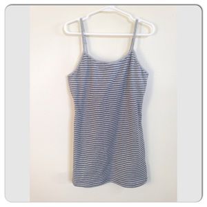 Black and gray tank top