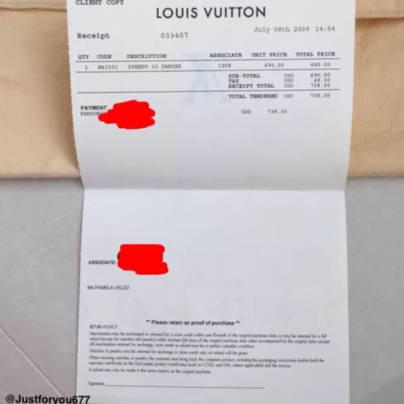 Authentic Louis Vuitton Speedy 30 - Picture 3 of 3