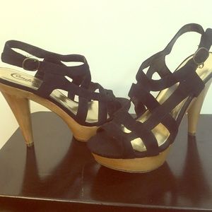 Black Sandal Heels