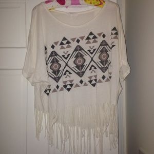Tribal pattern shirt