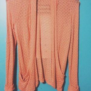 orange sweater