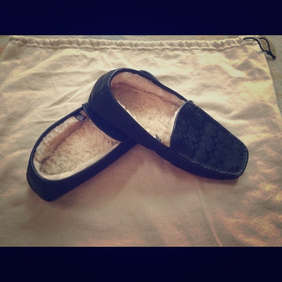 Coach slippers