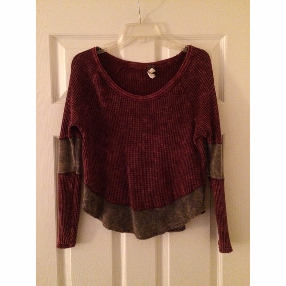 long sleeve free people shirt
