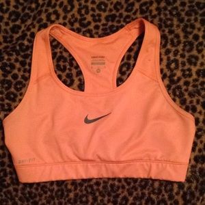Coral nike sports bra (no padding)