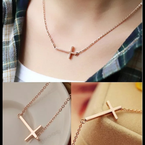 Jewelry - Make Offer! Beautiful Gold Filled Cross Necklace