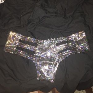 Hologram rave booty shorts