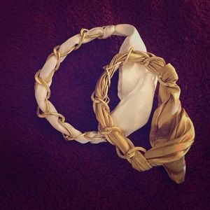 Golden goddess hair accessories bundle NWOT
