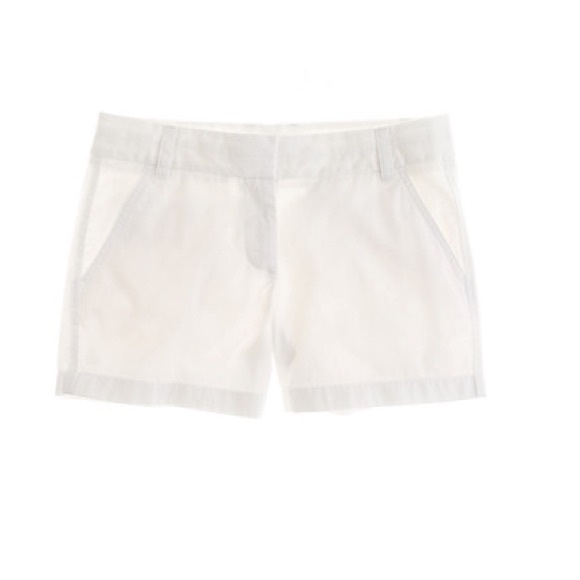 J.Crew Chino Shorts in White