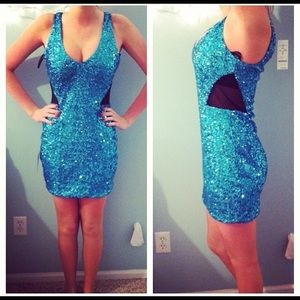 Bebe sequined dress