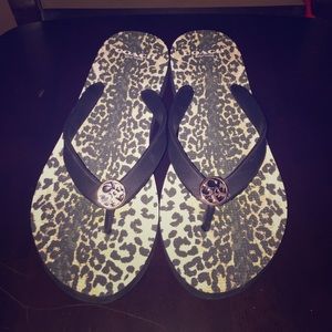 Coach ocelot flip flops!