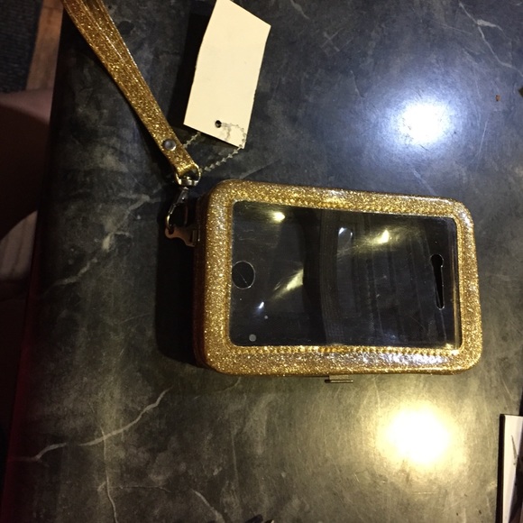Sparkle gold iPhone 4 case.