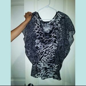 Leopard print top