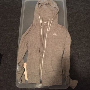 Grey Nike zip up jacket/Capri set FOR RENEE ❤️