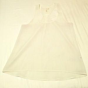 White Nordstrom racerback tank
