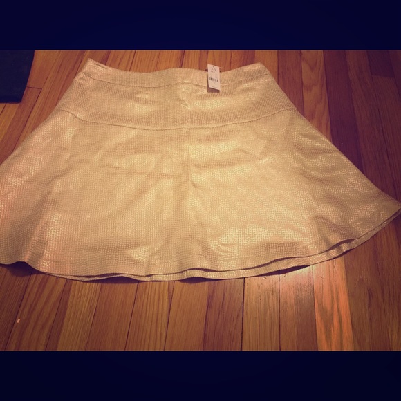 New York and Co Gold Skirt!