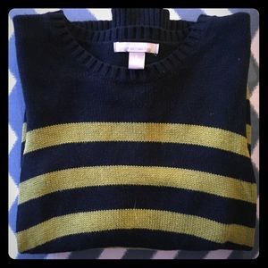 New Banana Republic Striped Crewneck Rugby Sweater