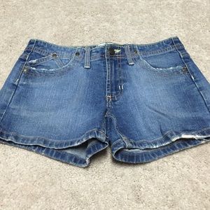Medium Rinse Jean Shorts
