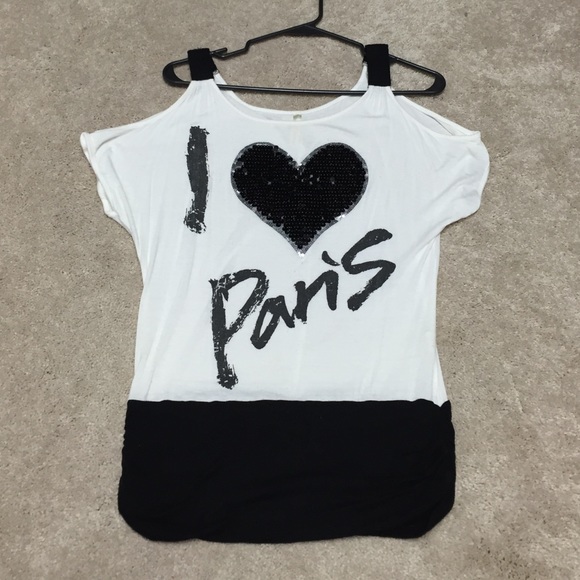 Short Sleeve Off the Shoulder Top