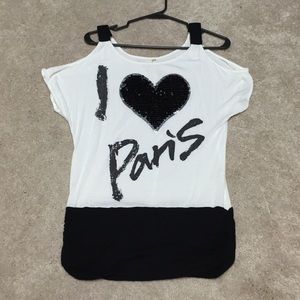 Short Sleeve Off the Shoulder Top